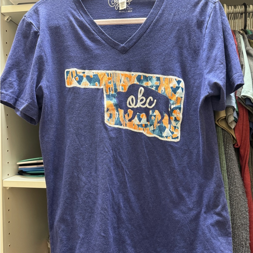Bella Canvas Navy Graphic Tee